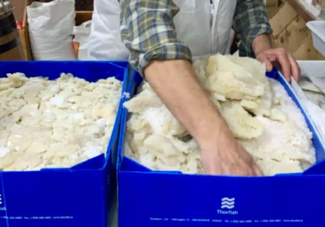Visfilets van Thorfish getoond verpakt in Tri Pack verpakking.