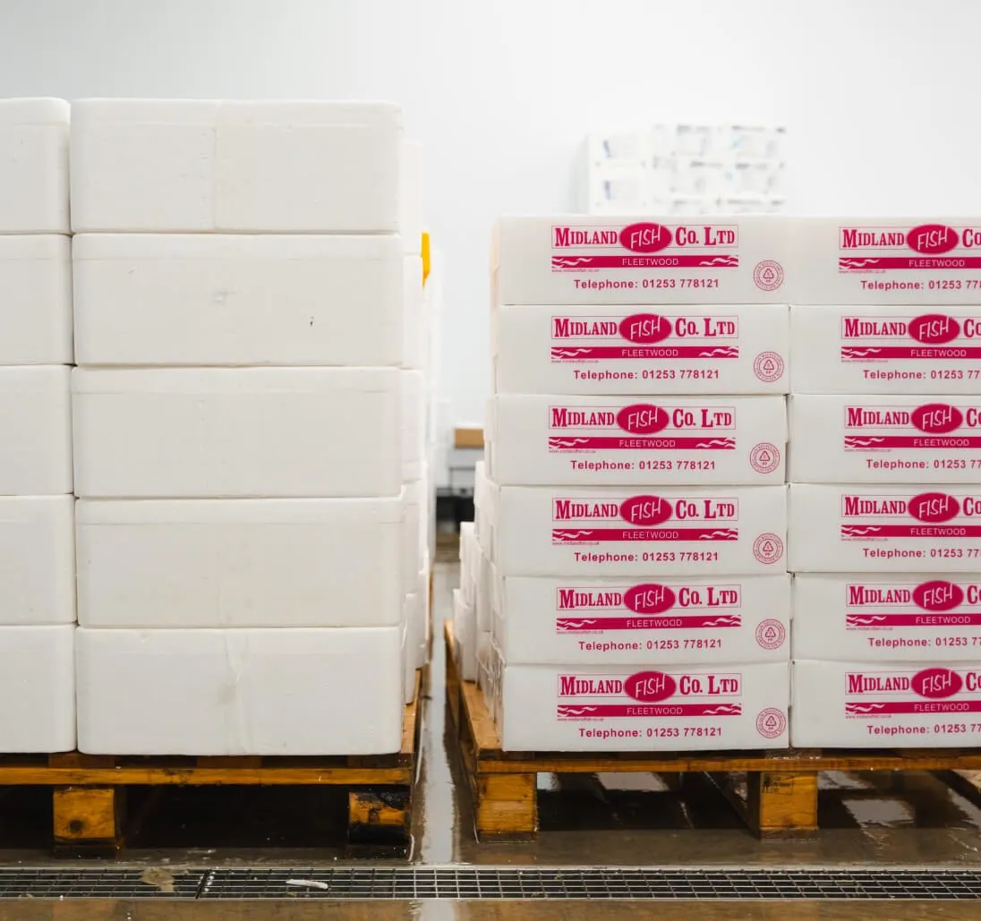Midland Fish Co - CoolSeal boxes by Tri Pack