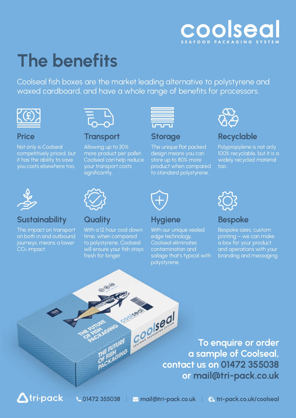 CoolSeal-reklamebrosjyre med fordeler