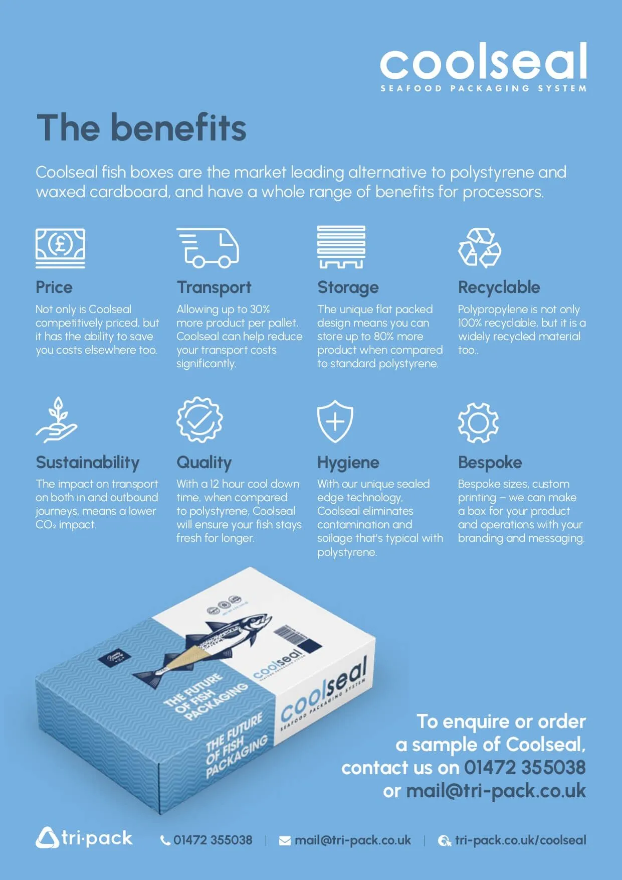 CoolSeal promotional flyer with benefits
