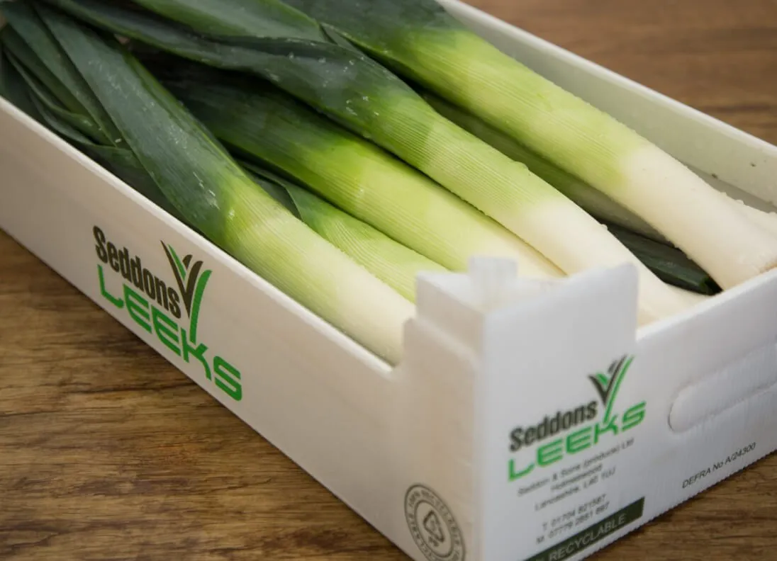 Purre vist i en Seddons Leeks-eske produsert av Tri Pack