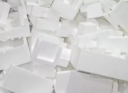 Polystyrene waste